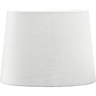 Duży abażur do lampy stojącej biały aksamit 40cm